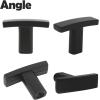image5 Pack Probrico Cabinet Knobs BlackCabinet Knobs and PullsKitchen Bathroom Hardware for Drawer Hutch Dresser Closet Cupboard WardrobeColonial Style