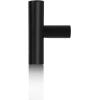 imageProbrico 12 Pack 25 inch Hole to Hole Modern Cabinet Hardware Black Bathroom Cupboard Pull Kitchen Cabinet T Bar Handle Dresser Knobs SetBlack