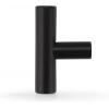 imageProbrico 15 Pack Flat Black Modern Cabinet Handles 3 Inch Hole Centers Cupboard Pulls Kitchen Cabinet Stainless Steel T Bar Dresser HandlesBlack