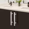 imageProbrico 15 Pack Flat Black Modern Cabinet Handles 3 Inch Hole Centers Cupboard Pulls Kitchen Cabinet Stainless Steel T Bar Dresser HandlesBrushed Nickel