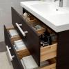 imageProbrico 15 Pack Flat Black Modern Cabinet Handles 3 Inch Hole Centers Cupboard Pulls Kitchen Cabinet Stainless Steel T Bar Dresser HandlesBrushed Nickel