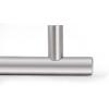 imageProbrico 15 Pack Flat Black Modern Cabinet Handles 3 Inch Hole Centers Cupboard Pulls Kitchen Cabinet Stainless Steel T Bar Dresser HandlesBrushed Nickel