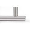imageProbrico 15 Pack Flat Black Modern Cabinet Handles 3 Inch Hole Centers Cupboard Pulls Kitchen Cabinet Stainless Steel T Bar Dresser HandlesBrushed Nickel
