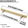 imageProbrico 20 Pack Flat Black Modern Cabinet Pulls Drawer Handle Kitchen Cupboard Euro T Bar Dresser Pulls  3 Inch Hole CentersGold