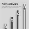 imageProbrico 20 Pack Flat Black Modern Cabinet Pulls Drawer Handle Kitchen Cupboard Euro T Bar Dresser Pulls  3 Inch Hole CentersPolished Chrome