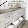 imageProbrico 20 Pack Flat Black Modern Cabinet Pulls Drawer Handle Kitchen Cupboard Euro T Bar Dresser Pulls  3 Inch Hole CentersPolished Chrome