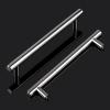 imageProbrico 20 Pack Flat Black Modern Cabinet Pulls Drawer Handle Kitchen Cupboard Euro T Bar Dresser Pulls  3 Inch Hole CentersPolished Chrome