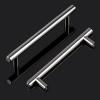 imageProbrico 20 Pack Flat Black Modern Cabinet Pulls Drawer Handle Kitchen Cupboard Euro T Bar Dresser Pulls  3 Inch Hole CentersPolished Chrome