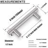 imageProbrico 25 Pack 3quot Hole Center Solid Brushed Nickel Stainless Steel Kitchen Cabinet Handles Modern Euro Style T Bar Pulls Kitchen Cupboard Handles Dresser Drawer Pulls 5quot LengthFurniture Hardware312 hole center