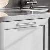imageProbrico 25 Pack 3quot Hole Center Solid Brushed Nickel Stainless Steel Kitchen Cabinet Handles Modern Euro Style T Bar Pulls Kitchen Cupboard Handles Dresser Drawer Pulls 5quot LengthFurniture Hardware212 hole center