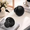 imageProbrico 25 PackBlack Cabinet Knobs Solid Kitchen Closet Dreeer Drawer Pulls and Handles Contemporary Furniture HardwareBlack