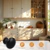 imageProbrico 25 PackBlack Cabinet Knobs Solid Kitchen Closet Dreeer Drawer Pulls and Handles Contemporary Furniture HardwareBlack