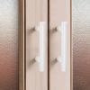 imageProbrico 30 Pack 3 Inch Hole Centers Kitchen Cabinet Handles Euro T Bar Cabinet Pulls Stainless Steel Kitchen Drawer Handles Brushed Nickel Furniture Dresser Cabinet Hardware 5 Inch Total LengthWhite