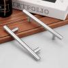imageProbrico 30 Pack 3 Inch Hole Centers Kitchen Cabinet Handles Euro T Bar Cabinet Pulls Stainless Steel Kitchen Drawer Handles Brushed Nickel Furniture Dresser Cabinet Hardware 5 Inch Total LengthBrushed Nickel