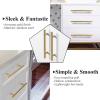 imageProbrico 5 Pack 10quot Center to Center Black Modern Cabinet Pulls Stainless Steel Cabinet Hardware Bedroom Drawer Pull Kitchen Cabinet T Bar Handle Dresser PullsGold