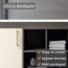 imageProbrico 5 Pack 10quot Center to Center Black Modern Cabinet Pulls Stainless Steel Cabinet Hardware Bedroom Drawer Pull Kitchen Cabinet T Bar Handle Dresser PullsGold