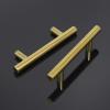imageProbrico 5 Pack 10quot Center to Center Black Modern Cabinet Pulls Stainless Steel Cabinet Hardware Bedroom Drawer Pull Kitchen Cabinet T Bar Handle Dresser PullsGold