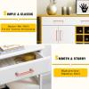 imageProbrico 5 Pack 63 Inch160mm Drawer pulls Kitchen Cabinet HandlesBrushed Gold Rose Cabinet PullsModern Square Handles for Cabinets and DrawersStainless Steel Hardware Pulls for Bathroom