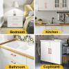 imageProbrico 5 Pack 63 Inch160mm Drawer pulls Kitchen Cabinet HandlesBrushed Gold Rose Cabinet PullsModern Square Handles for Cabinets and DrawersStainless Steel Hardware Pulls for Bathroom