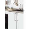 imageProbrico 5 Pack Black Cabinet Handles 5 Inch128mm Hole Centers Drawer Pulls Stainless Steel Kitchen Cabinet Handles Matte Black Square Drawer Handles Modern Cabinet HardwareBrushed Nickel