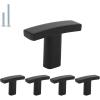 image5 Pack Probrico Cabinet Knobs BlackCabinet Knobs and PullsKitchen Bathroom Hardware for Drawer Hutch Dresser Closet Cupboard WardrobeColonial Style