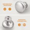 imageProbrico 10 Pack Cabinet Knobs in Polish Chrome Solid Dresser Closet Drawer KnobsContemporary Kitchen Handles and PullsBrushed Nickel
