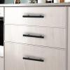 imageProbrico 15 PackFlat Black Cabinet Knobs Single Hole 2 Inch Euro Cabinet Pulls Drawer Handles Kitchen Cupboard T Bar Knobshole center 334