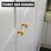 imageProbrico 25 Pack Cabinet Knobs HardwareFurniture Round Knobs in Brushed Nickel Finish1316 inch295mm Diameter Kitchen Pull KnobsGold