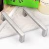 imageProbrico 30 Pack Square Bar Kitchen Door Konbs Stainless Steel 2 Inch Total Length Drawer Dresser Handles Single Hole Kitchen Cabinet Cupboard Pulls in Satin Nickel for Bedroom and BathroomBrushed Nickel