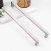 imageProbrico 30 Pack Square Bar Kitchen Door Konbs Stainless Steel 2 Inch Total Length Drawer Dresser Handles Single Hole Kitchen Cabinet Cupboard Pulls in Satin Nickel for Bedroom and BathroomBrushed Nickel