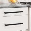 imageProbrico 30 Pack Square Bar Kitchen Door Konbs Stainless Steel 2 Inch Total Length Drawer Dresser Handles Single Hole Kitchen Cabinet Cupboard Pulls in Satin Nickel for Bedroom and BathroomBlack