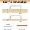imageProbrico 30 Pack2quot Total Length Square Kitchen Cabinet Knobs Cupboard Drawer Handles Stainless Steel Brushed Nickel Knobs 14quot Height Single HoleBrushed Nickel