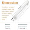 imageProbrico 30 Pack2quot Total Length Square Kitchen Cabinet Knobs Cupboard Drawer Handles Stainless Steel Brushed Nickel Knobs 14quot Height Single HoleBrushed Nickel