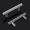 imageProbrico 5 Pack 2quot Single Hole Cabinet Knobs Solid Stainless Steel Brushed Nickel Kitchen Drawer Dresser Knobs Cupboard Handles Euro T Bar Pullshole center 212