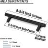 imageProbrico 15 Pack Flat Black Single Hole Cabinet Knobs 2quot Drawer Handle Pulls Kitchen Cupboard T Bar Knobs Stainless Steel Furniture HardwareBlack