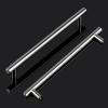 imageProbrico 15 Pack Flat Black Single Hole Cabinet Knobs 2quot Drawer Handle Pulls Kitchen Cupboard T Bar Knobs Stainless Steel Furniture HardwarePolished Chrome