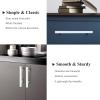 imageProbrico 15 Pack Flat Black Single Hole Cabinet Knobs 2quot Drawer Handle Pulls Kitchen Cupboard T Bar Knobs Stainless Steel Furniture HardwareWhite