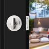 imageProbrico 2 Pack Oil Rubbed Bronze Single Cylinder Deadbolt Lock Set Keyed One Side Door Lock for Exterior and Interior Door All Keyed AlikeSatin Nickel