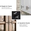 imageProbrico 30 PackStainless Steel Cabinet Knobs Drawer Pulls Furniture HardwareModern Cabinet Pull Drawer Handle Hardware for Kitchen and Bathroom Cabinets Cupboard 2in Overall Length