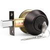 imageProbrico 1 Side Keyed Cylinder Deadbolt in Brushed Satin Nickel Keyway Keys Handleset 3 Keys AntiTheft Interiorampamp Exterior Door Hardware for Entrance Lock and Front GateOil Rubbed Bronze