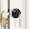 imageProbrico 3 Pack Satin Brushed Nickel Double Cylinder Deadbolt Lock Round Keyed Both Side Door LockKeyed AlikeOil Rubbed Bronze