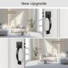 imageProbrico Double Sided Oil Rubbed Brown Front Door HandleExteriorInterior Keyless Square Front Door HandlesetEntry Handleset with No Lock1PackBlack