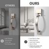 imageProbrico Double Sided Oil Rubbed Brown Front Door HandleExteriorInterior Keyless Square Front Door HandlesetEntry Handleset with No Lock1PackSatin Nickel