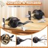 imageProbrico Entrance Door Lever Deadbolt Sets Oil Rubbed Bronze Entry Lever Deabolt Set Keyed Alike Drop Lever with Single Cylinder Deadbolts Combo Pack Exterior Gate Front Door Keyed Hardware 4 PackOil Rubbed Bronze