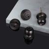 imageProbrico Oil Rubbed Bronze Door Knobs with Single Cylinder Deadbolts Exterior keyed Alike Handleset Combo Pack Lockset for Front Door and Outside Gate Set of 3