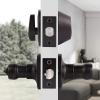 imageProbrico Oil Rubbed Bronze Entry Lever and Deabolt Set Keyed Alike Drop Lever with Single Cylinder Deadbolts Combo Pack Exterior Gate Front Door Keyed Hardware
