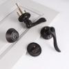 imageProbrico Oil Rubbed Bronze Entry Lever and Deabolt Set Keyed Alike Drop Lever with Single Cylinder Deadbolts Combo Pack Exterior Gate Front Door Keyed Hardware