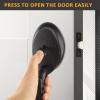 imageProbrico Oil Rubbed Brown Front Door Handle SetAntique Exterior Door Handle with Interior Door KnobEntry Handleset with No Lock1PackOil Rubbed Brown
