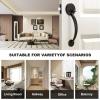 imageProbrico Oil Rubbed Brown Round Front Door HandlesetEntry Door Handle Set with Door KnobExteriorInterior Passage Door Handle Reversible for Right and Left Handed1PackOil Rubbed Brown