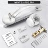 imageProbrico Oil Rubbed Brown Round Front Door HandlesetEntry Door Handle Set with Door KnobExteriorInterior Passage Door Handle Reversible for Right and Left Handed1PackSatin Nickel